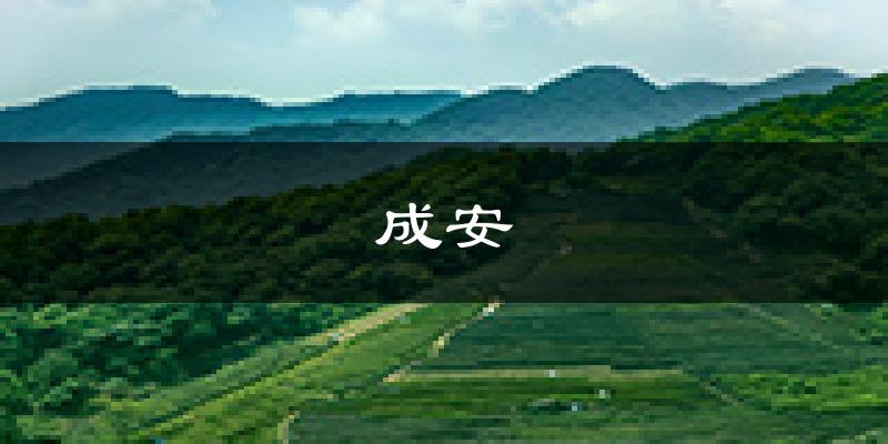 成安天气预报未来一周